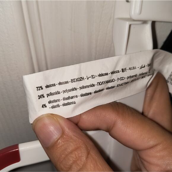 Zara Kids Black Viscose Straight Leg Ponte Trousers Pants White Side Stripes 6 - Picture 5 of 8